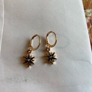 Vintage star earrings